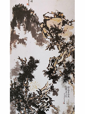 潘天寿 《无线风光》