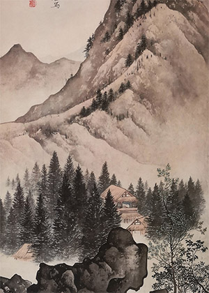 陈少梅 《山静日长》