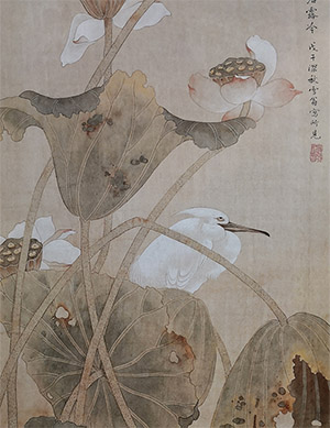 陈少梅 《秋塘露冷》