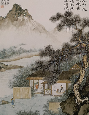 吴湖帆 《懒学禅门爱学仙》