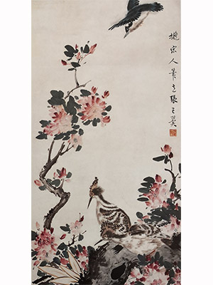 张其翼 《宋人笔意花鸟》