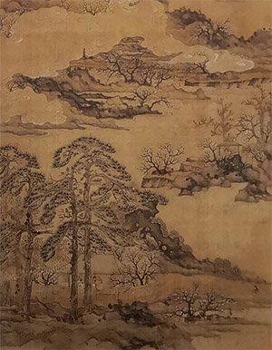 陈洪绶 《梅花书屋》