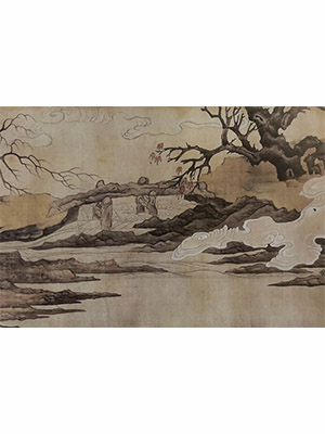 陈洪绶 《秋溪云霭》卷