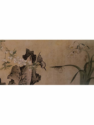 陈洪绶 《三仙卉图》卷
