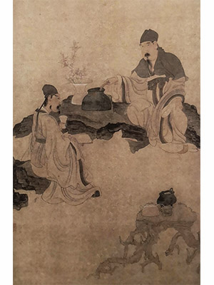陈洪绶 《醉吟图》