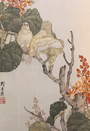 刘奎龄 《白鸟》