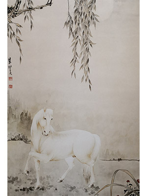 张其翼 《月下白驹》