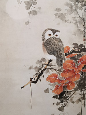 张其翼 《月下神枭》