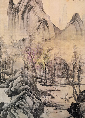 唐寅 《步溪图》