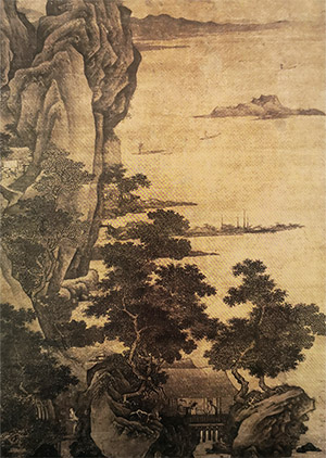 唐寅 《楸枰一局图》