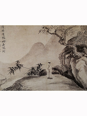 唐寅 《空山长啸》
