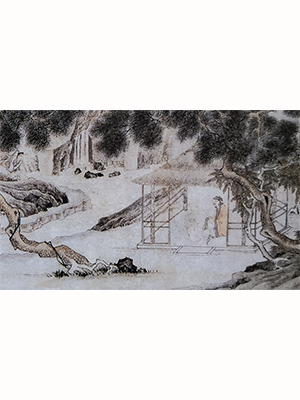 唐寅 《野亭霭瑞》卷