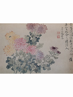 恽寿平 《含笑待骚人》