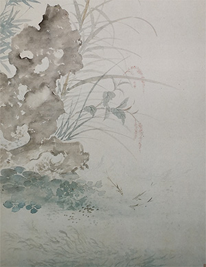 恽寿平 《蓼汀鱼藻图》