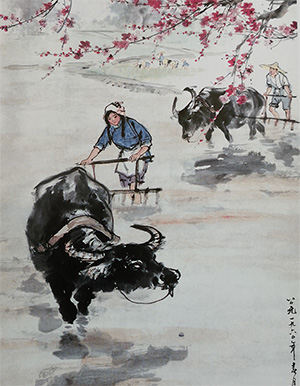 戈湘岚 《春耕图》