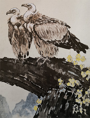 徐悲鸿 《灵鹫》