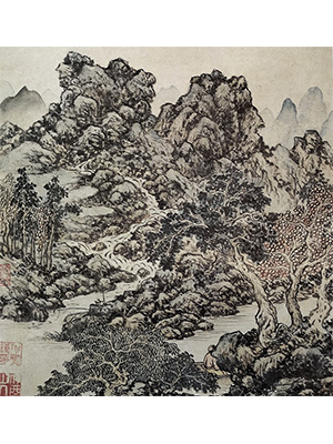 项圣谟 《山间清溪》