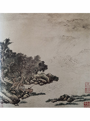 项圣谟 《骤雨惊涛图》