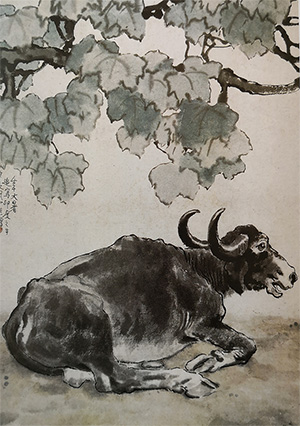 徐悲鸿 《印度之牛》