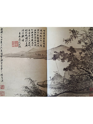 项圣谟 《江河鱼钓图》