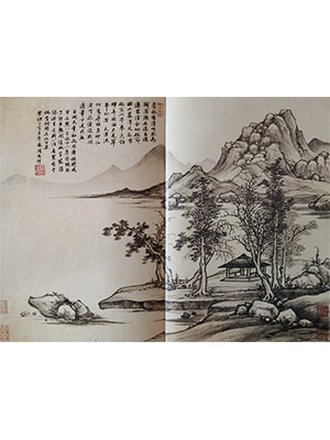 项圣谟 《亭皋诗思》