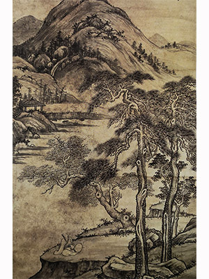 项圣谟 《听松图》