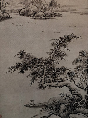 项圣谟 《清溪垂钓图》