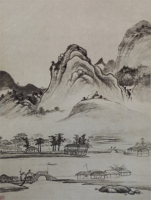 项圣谟 《日市图》