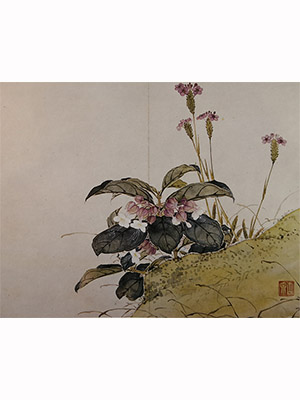 居廉 《鬼灯笼鬼羽箭》