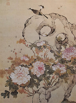 居廉 《白头富贵》