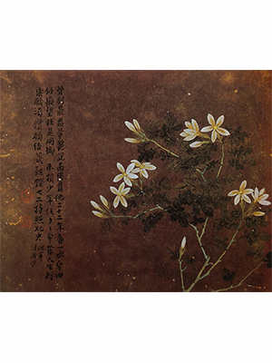 居廉 《素馨》