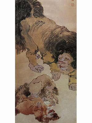 任伯年 《三思图》