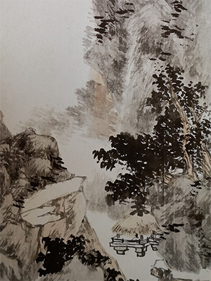 任伯年 《溪亭秋霭》