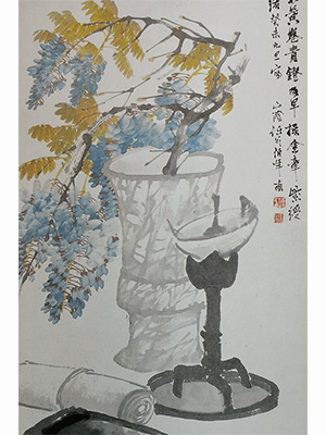 任伯年 《紫绶金章》