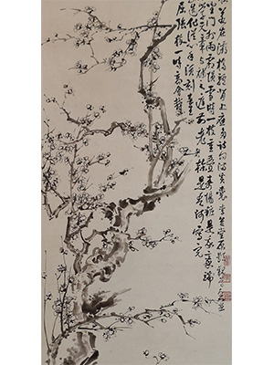 吴观岱 《狂梅图》
