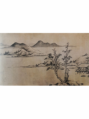 文征明  《两溪图 》卷