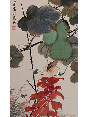 赵叔孺 《篱落秋风》