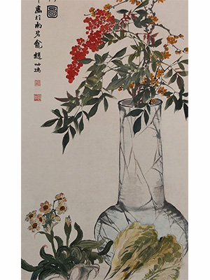 赵叔孺 《岁朝图》