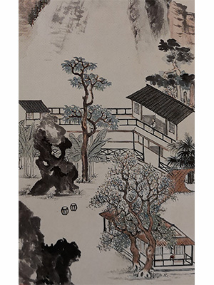 赵叔孺 《友山阁图》