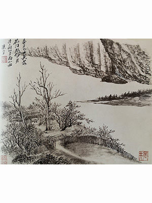 吴历 《暮春茅居》