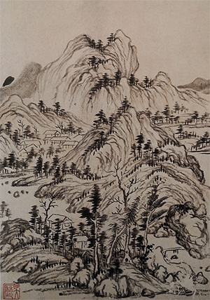 吴历 《山水册页》八帧