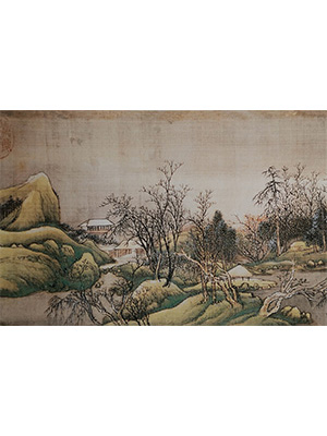 王翚 《山阴霁雪图卷》