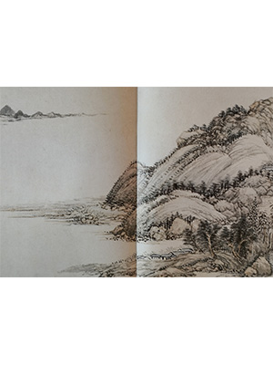 王翚 《富春山水一角》
