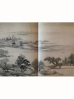 王翚 《绿波村》