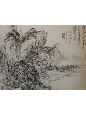 王翚 《松林清啸》