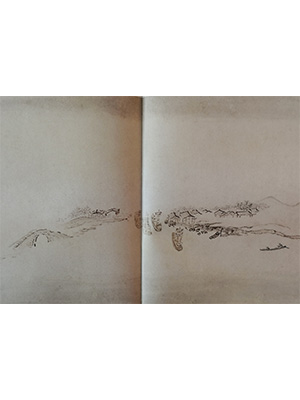 王翚 《晚霁泊舟》卷
