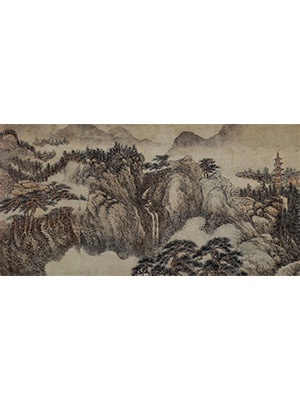 王翚 《仿宋元山水图卷》