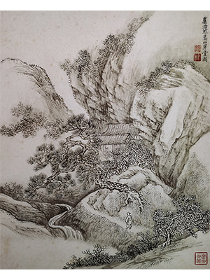 王翚 《嵩山草堂》