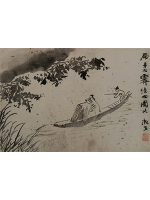 徐渭 《扁舟雨霁》