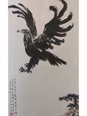 徐悲鸿 《雄鹰展翅》
